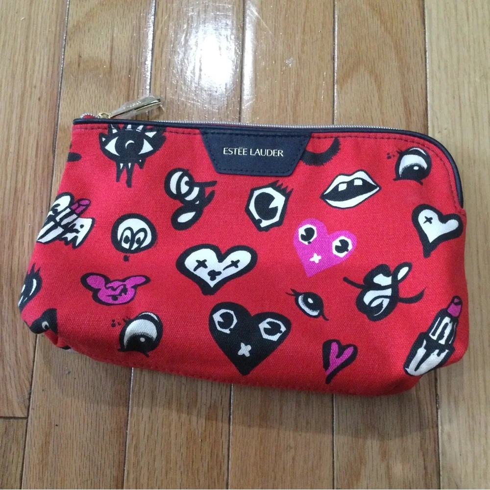 Estée Lauder Cloth Makeup bag 9 1/2 x 6 1/2